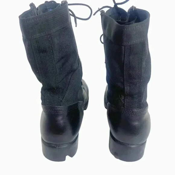 Altama Men's Black Leather Combat Boots Lace Up Boots Size 6W - Picture 4 of 11